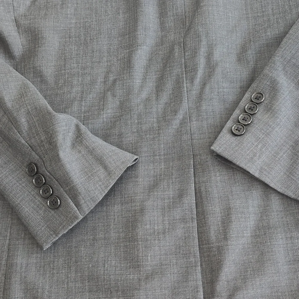 Lauren Ralph Lauren Wool 2 Button Blazer Suit  Jacket Gray Size 46L